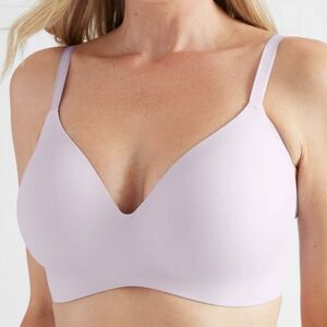 NWT Knix Wingwoman Contour Bra in Orchid Sz 8 40D-42DD Pastel Purple Wir…